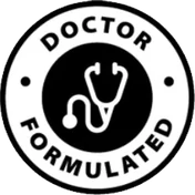 The Doctor Formulated roundel printed on the Alpha Erec label
